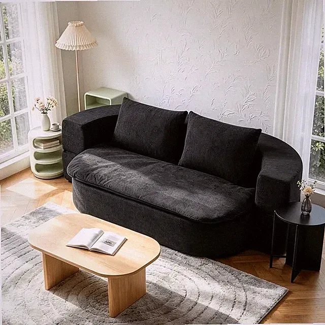 Modernes Retro-Schlafsofa mit Kompressionsmechanismus