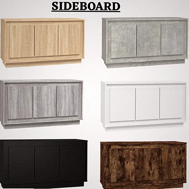 Modernes Sideboard Aufbewahrungsschrank Schrank Home Organizer Beistellschrank vidaXL