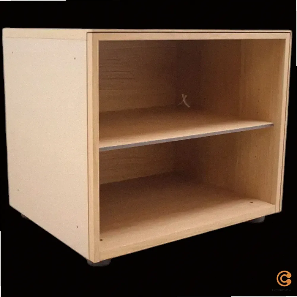 Modulares Regal Lowboard Modul Eichenfurnier 60cm offen minimalistisch