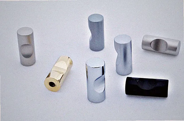 Möbel Griffe Knöpfe Knopf Knäufe Knauf Schublade Schrank Edelstahl Schwarz V680
