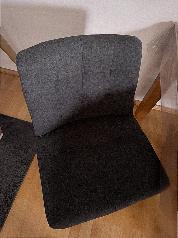 Möbel Höffner Esszimmerstuhl gepolstert Freischwinger Metall 60x50x85
