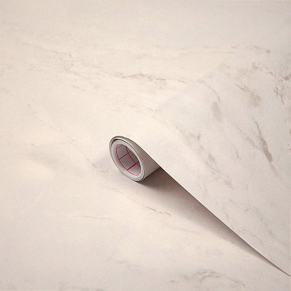 Möbel-Klebefolie 45x200cm selbstklebend Matt Weiß Marmor d-c-fix Modell Romeo
