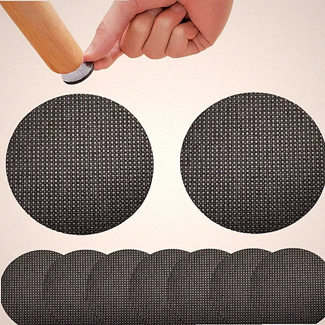 Möbel-Pads Silikon Möbelgleiter rund rutschfest selbstklebend 25mm 16 Stück