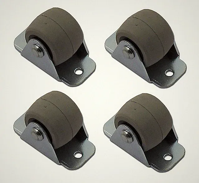 Möbel Rad 30mm Mit Platte X 4 / Feste Rolle