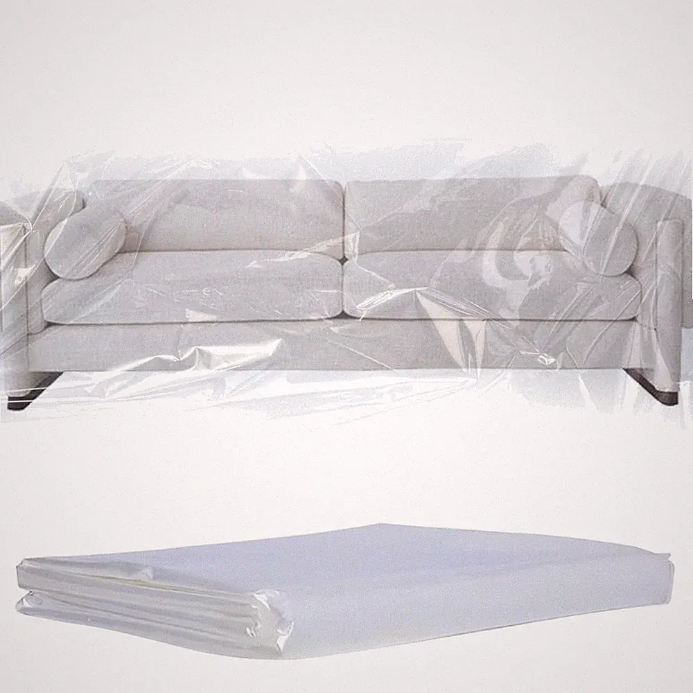Möbelabdeckung Transparent 2x3m Sofa Staubdicht Abdeckung , Kunststoff Schutz...