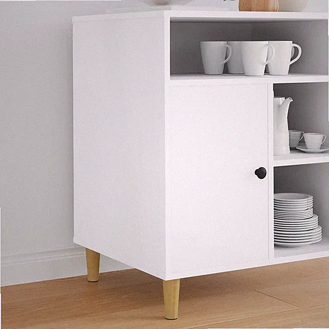 Möbelbeine Füße Feets 2/12 pcs Braun Ø 44 x 100 mm Massives Eukalyptus Holz