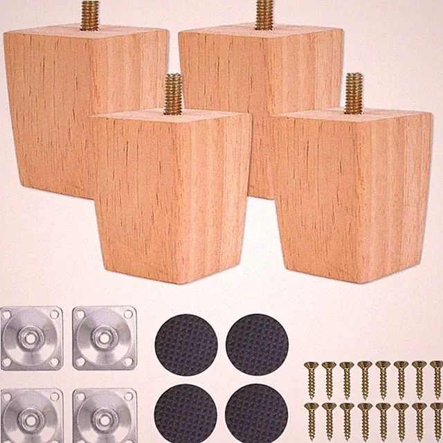 Möbelbeine Sofa Ersatzbeine Holz Möbelbeine Eiche 4er Set