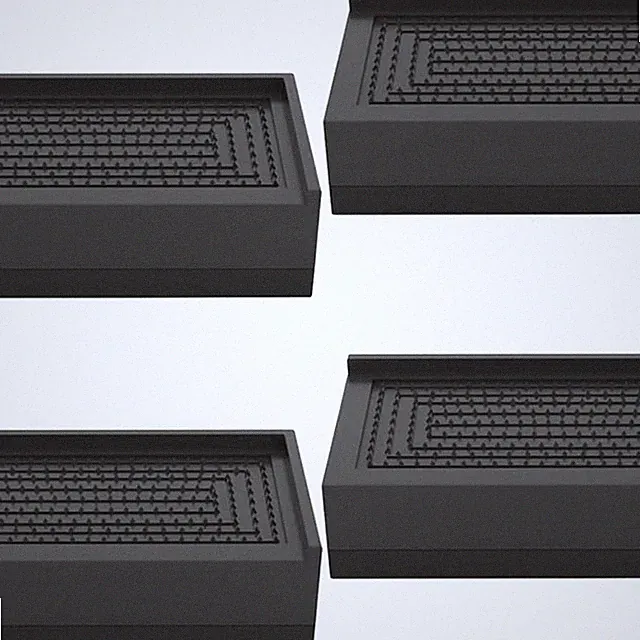 Möbelerhöhung 4er Set Schwarz - Höhenversteller für Bett, Tisch, Sofa