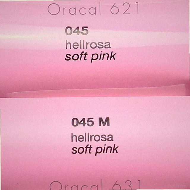 Möbelfolie 6,5€/m² Oracal 621 Glanz 631 Matt Plotterfolie Plotter Folie Orafol
