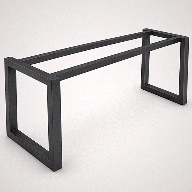 Möbelfüße Metall Loft 100×60×60 cm – Tischgestell Tischbeine Anthrazit