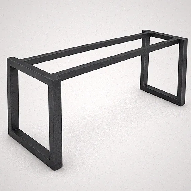 Möbelfüße Metall Loft 100×60×72 cm – Tischgestell Tischbeine Anthrazit