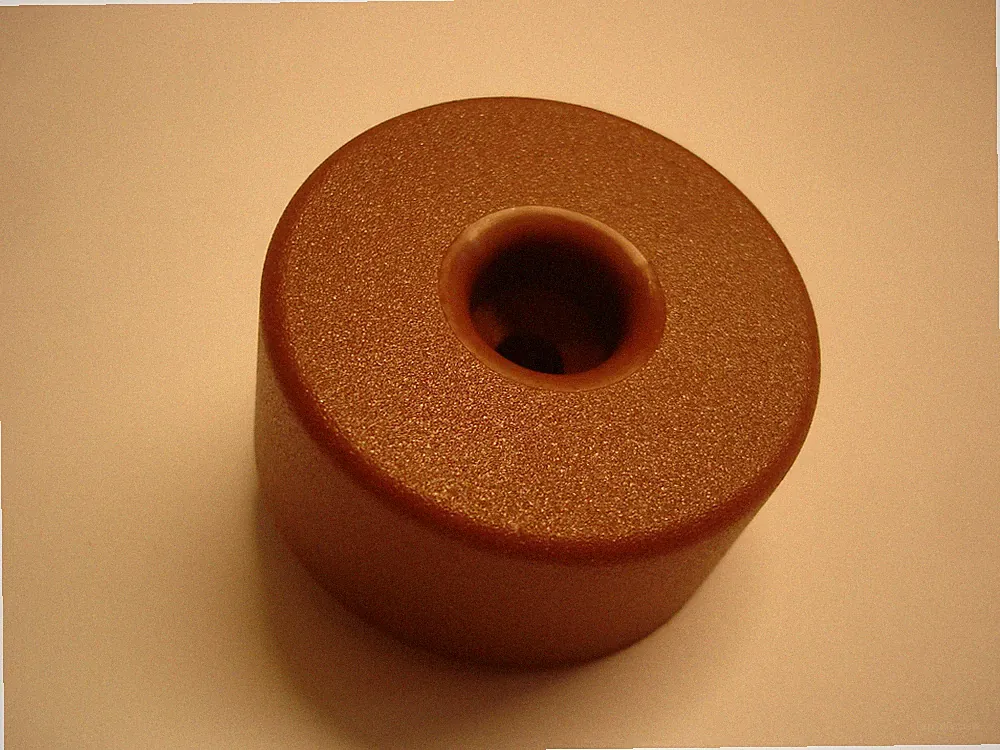 Möbelfüße Möbelgleiter Kunststoff weiß schwarz braun silber grau Alu Ø 50x25 mm
