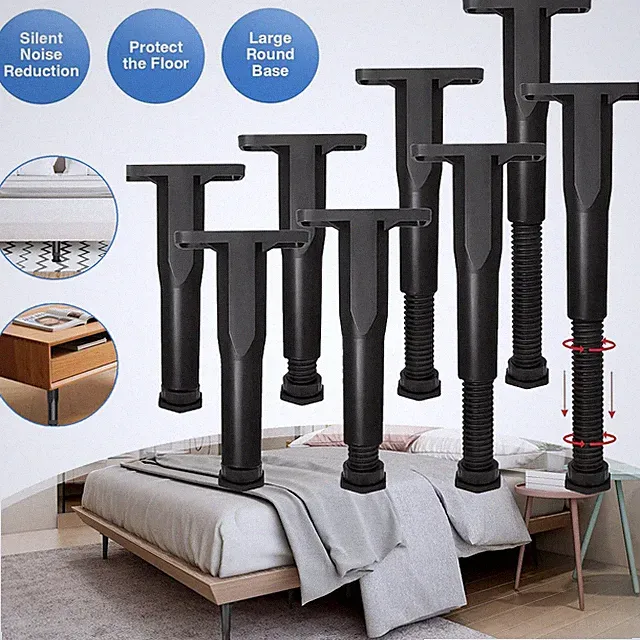 Möbelfüße Sofafuß Möbelfuß Sockelfüße Höhenverstellbar Stützfuß für Betten,Sofas