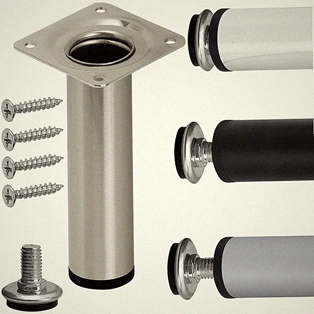 Möbelfüße Sofafuß Möbelfuß Sockelfüße Metall Höhenverstellbar Stützfuß 4er-Set