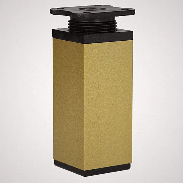 Möbelfüße Stellfuß höhenverstellbar Kommodenfuß Schranfuß Bettfüße 40x40mm