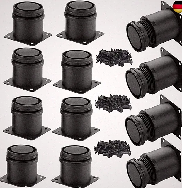 Möbelfüße Verstellbar, 12 Stück Schrank Verstellbare Beine 50mm Füße für Möbel