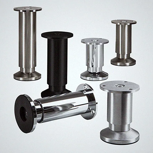 Möbelfuß Alpha 50 - 150 mm Möbelfüße Sockelfuß Schrankfuß Bettfüße Fuß SOTECH