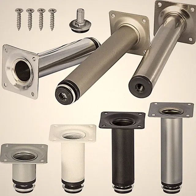 MÖBELFUß Sofafuß Möbelfüße Stützfuß Sockelfüße Metall Höhenverstellbar 4er-Set