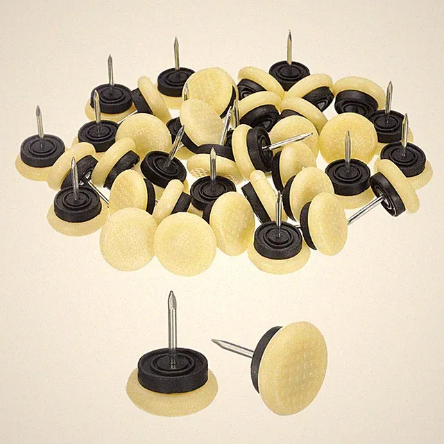 Möbelgleiter 40 Stück, 22mm, für Anti-Rutsch, Gelb
