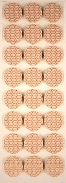 Möbelgleiter Anti Rutsch Parkettschoner beige selbstklebend rund eckig 12-44 St