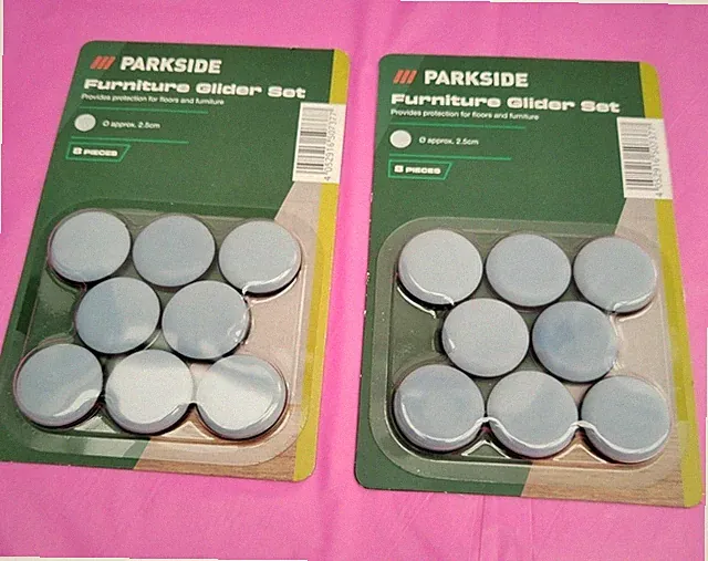 Möbelgleiter Set 8-teilig - Ø 2,5 cm selbstklebende Pads Bodenschutz 💪⚒️