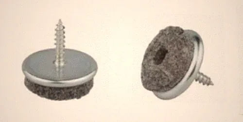 Möbelgleiter Stuhlgleiter Metall langlebig Filzgleiter mit Schraube 20 24 28 mm