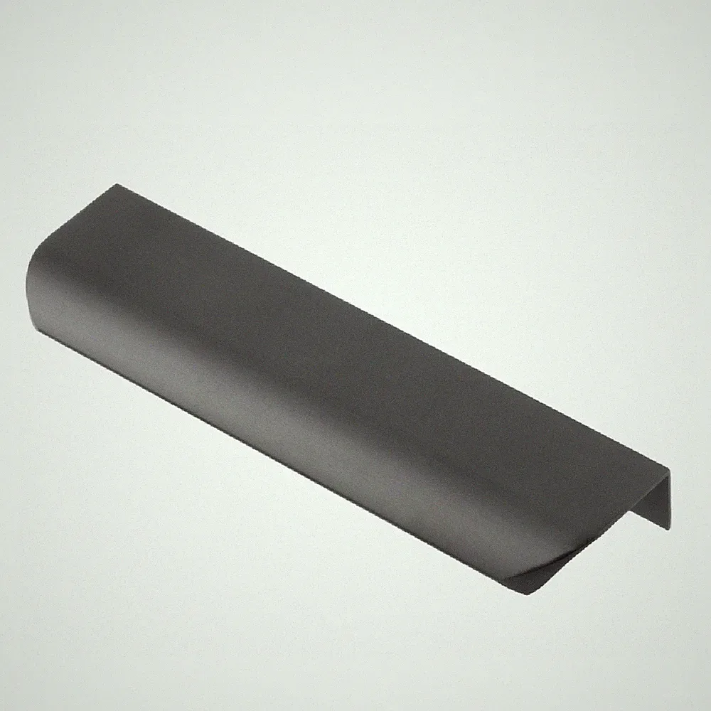 Möbelgriff Griffleiste Aluminium Schwarz Matt 52–1200mm Küchengriff Schrankgriff