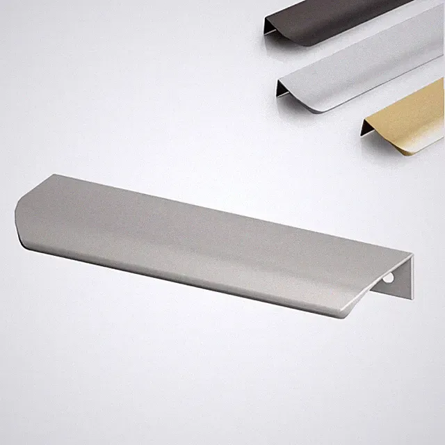 Möbelgriff Griffleiste Aluminium Silberoptik 52–1200 mm Küchengriff Schrankgriff