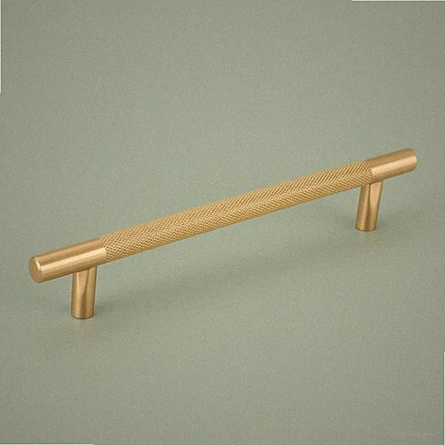 Möbelgriff mit Rändelung Modern Stangengriff Minimalistisch für Heimwerker