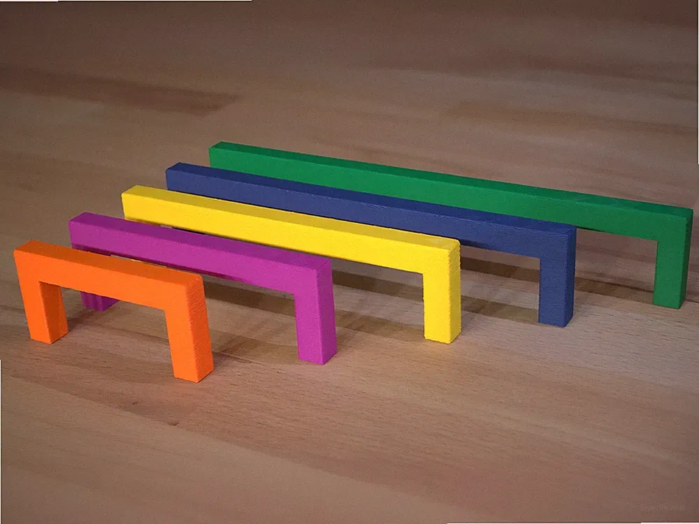 Möbelgriff Schrankgriff Handgriff Griff Türgriff Küchengriff eckig farbig bunt