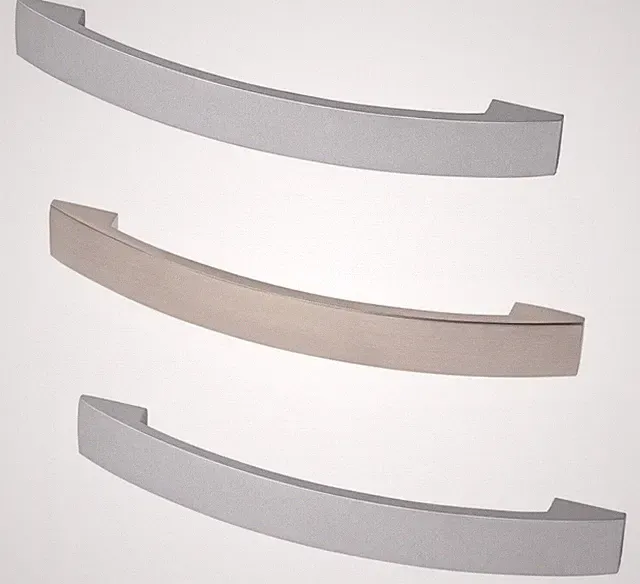 Möbelgriff Türgriff silber Küchengriff Kommode Griffe BA 160 mm Aluminium