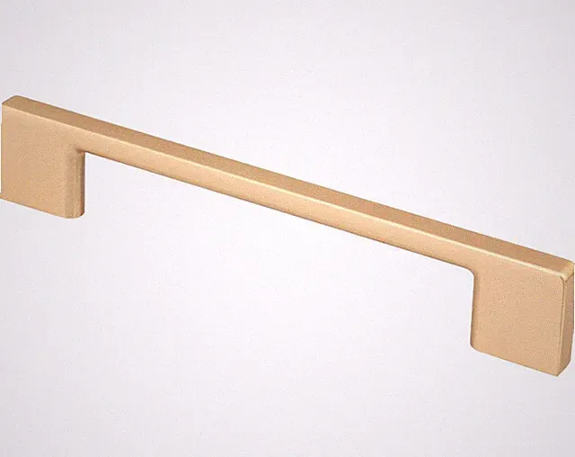 Möbelgriffe BA 128 - 320mm Küchengriffe Gold matt gebürstet Schrankgriff Easy