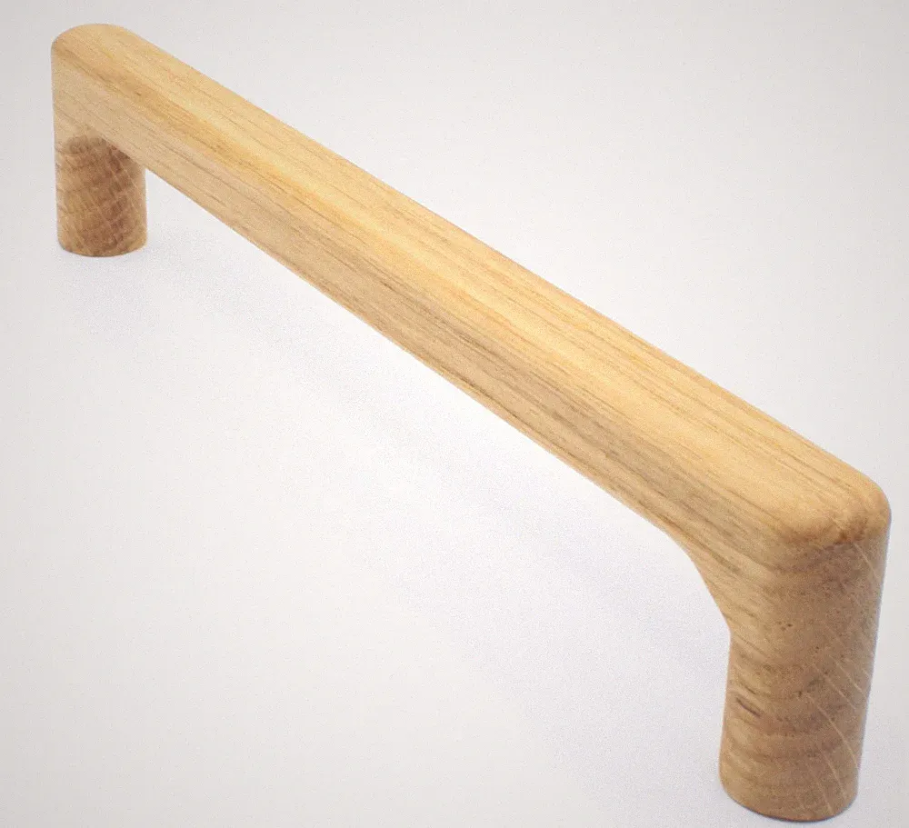 Möbelgriffe BA 128-650mm Küchengriffe Eiche massiv Holzgriffe Küche Schrankgriff