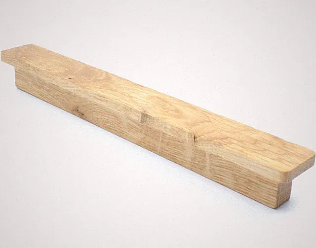 Möbelgriffe BA 128 - 850mm Griffleiste Eiche Griffe Küche Holzgriff Schrank *223