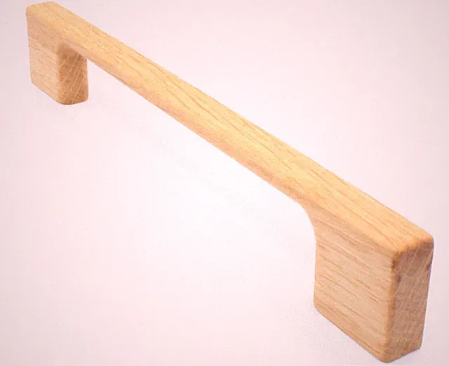 Möbelgriffe BA 64 - 320mm Schrankgriffe Holz Küchengriff Eiche massiv Massivholz