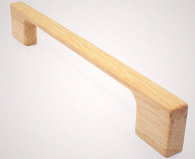Möbelgriffe BA 64 - 320mm Schrankgriffe Holz Küchengriff Eiche massiv Massivholz