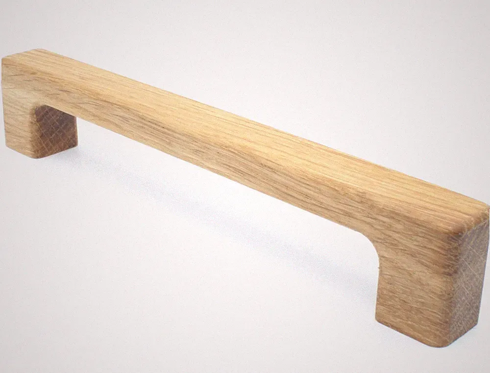 Möbelgriffe BA 96 - 650 mm Schrankgriff Eiche Holzgriff Küche Massivholz geölt