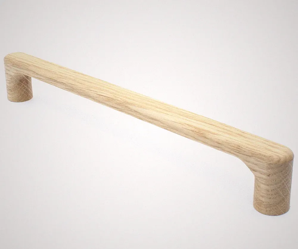 Möbelgriffe Holz BA 128 - 320mm Möbel Holzgriffe Eiche massiv Schrankgriffe *255