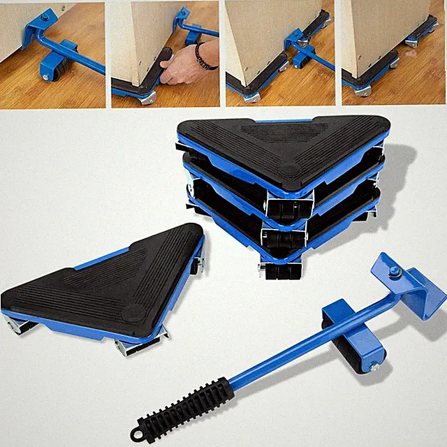 Möbelheber Umzugshelfer Möbelroller Möbeltransport Möbelgleiter Möbelrücker Blau