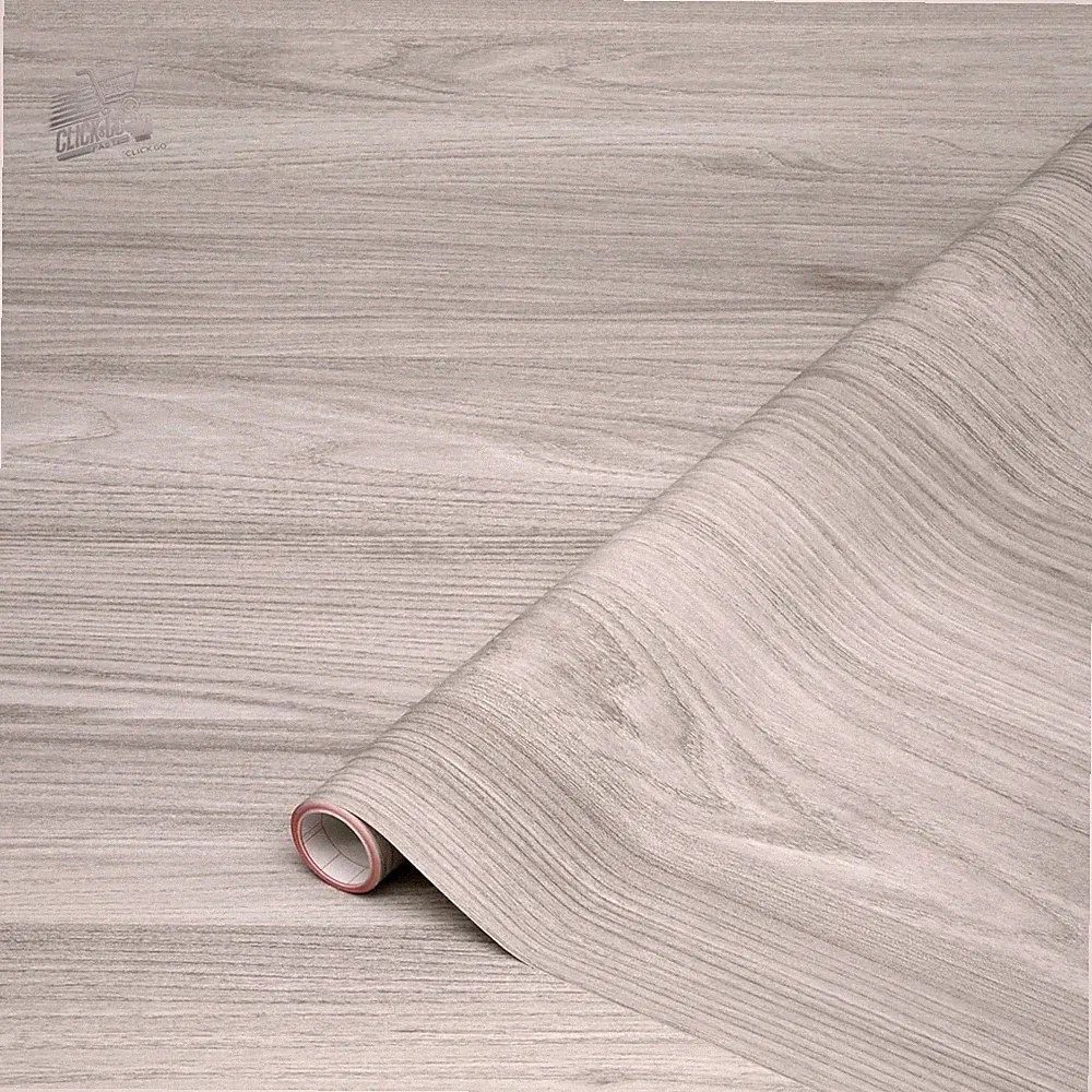 Möbelklebefolie hellgrau Papier 45x200 Holz Küche Schrank d-c-fix