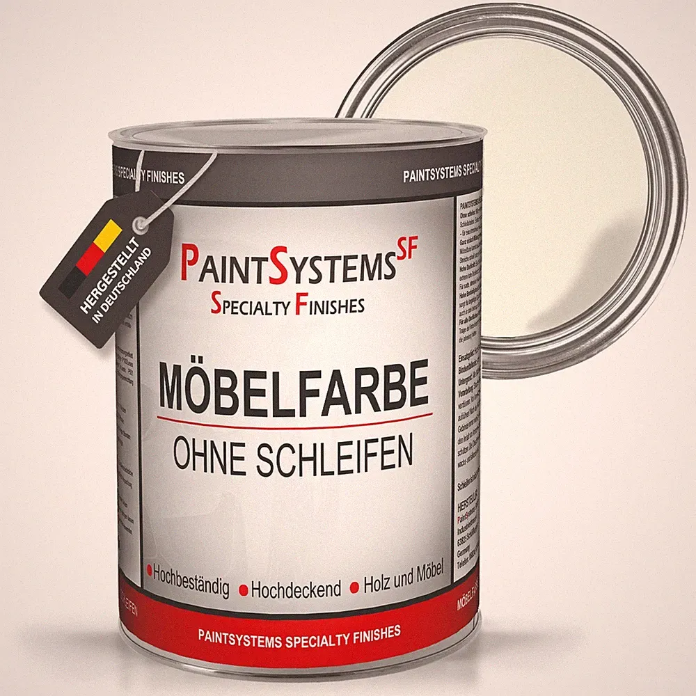 Möbellack ohne schleifen seidenmatt Möbelfarbe Holzlack Kreidefarbe für Möbel 1L