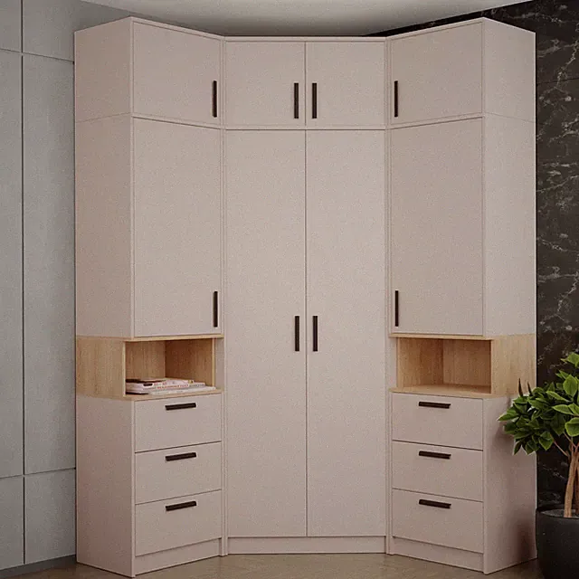 Möbelset GRANT Set 14C Hochschrank Regal Schlafzimmer Jugendzimmer Wohnzimmer