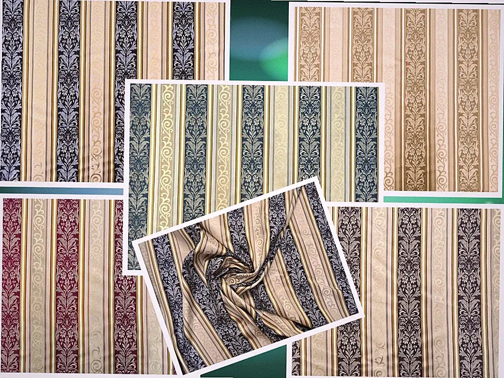 Möbelstoff Polsterstoff Dekostoff Meterware Rokoko Barock Vintage Jacquard Stoff