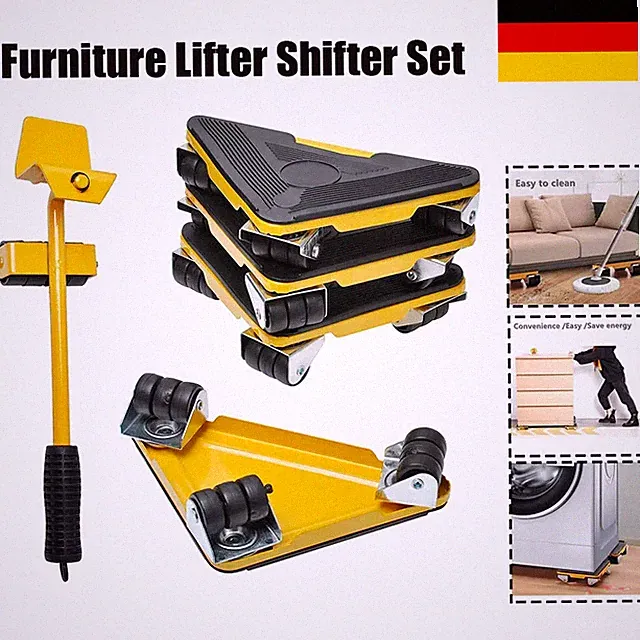Möbeltransport Set Möbelrollen Möbelheber Möbeltransportrollen Umzug Möbelroller