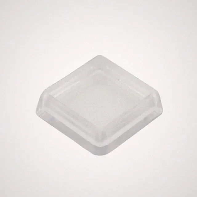 Möbeluntersetzer 30 x 30mm Kunststoff transparend glasklar Möbelgleiter Gleiter
