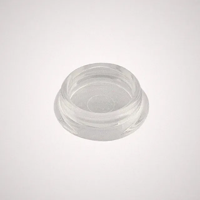 Möbeluntersetzer Ø 23mm rund Kunststoff transparend glasklar Möbelgleiter