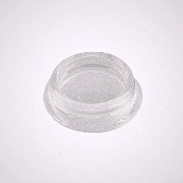 Möbeluntersetzer Ø 30mm rund Kunststoff transparend glasklar Untersetzer Gleiter