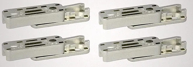 Möbelverbinder Metall Bett-Verbinder Korpusverbinder Keilverbinder verdeckt 250