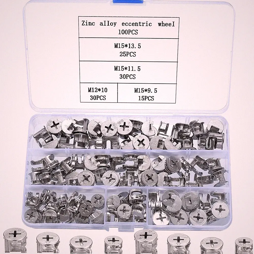 Möbelverbinder Möbel Schrankverbinder Exzenterverbinder Set 100 Stück