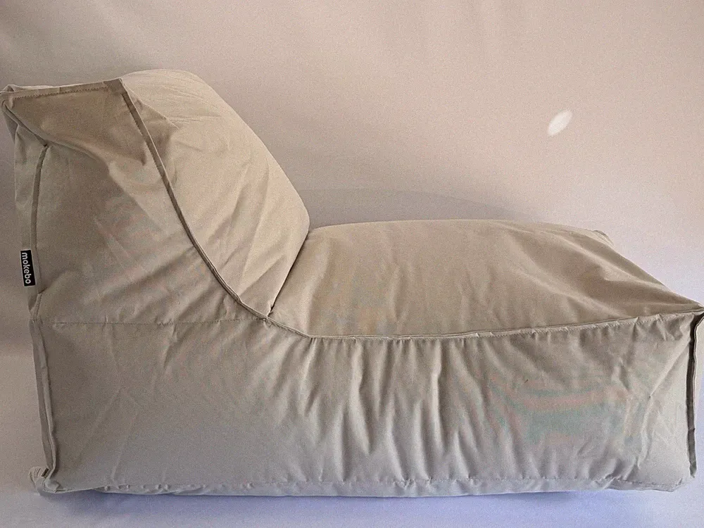 Mokebo Der Sundowner Outdoor Sitzsack Loungesofa 65x100x65cm Grau